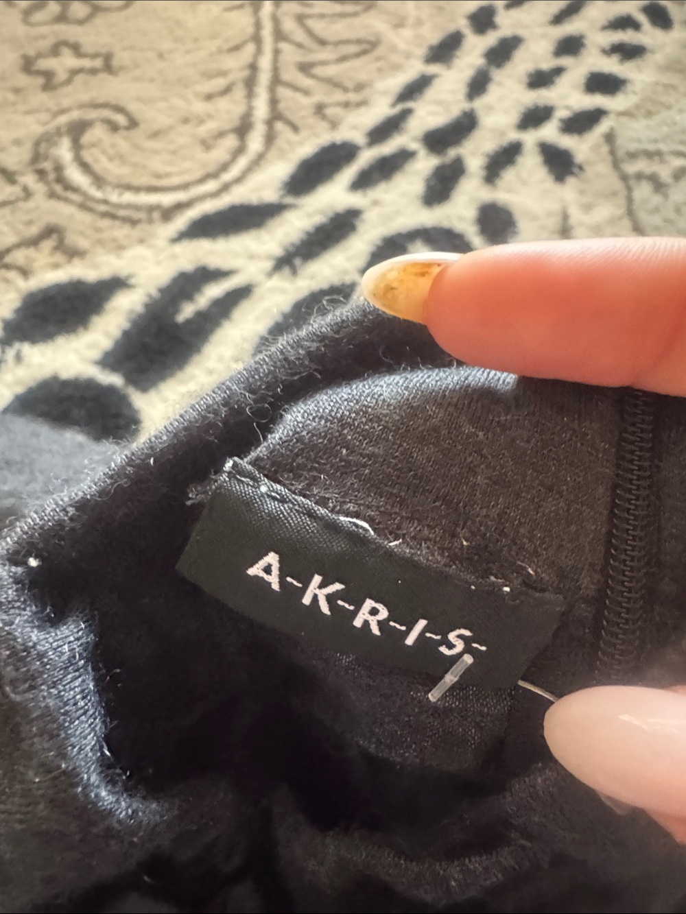 Akris Charcoal Turtleneck cashmere silk blend Sweater - Picture 2 of 4